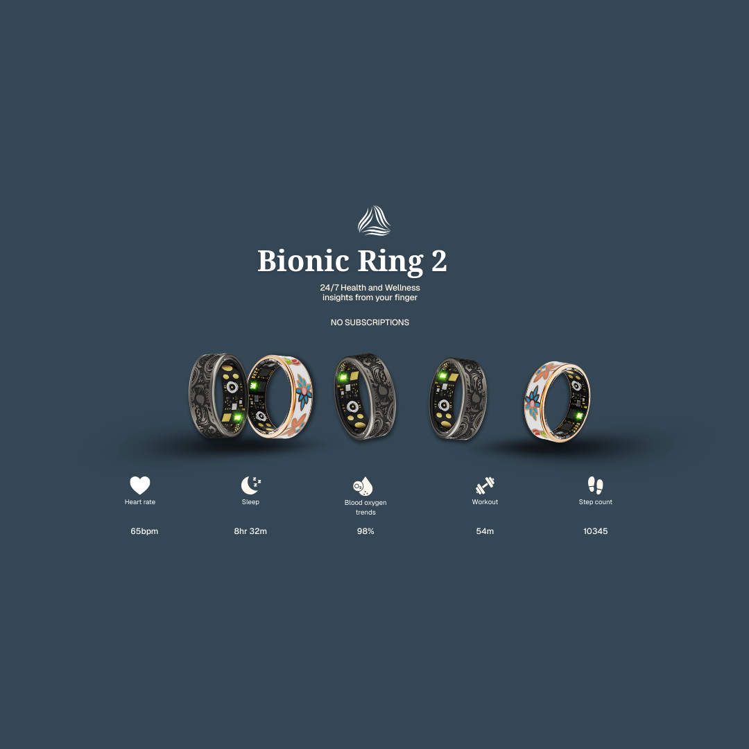 Bionic Ring — 24/7 biometrics from your finger