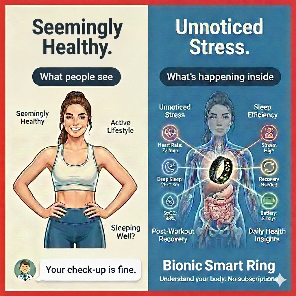 Bionic Ring — 24/7 biometrics from your finger